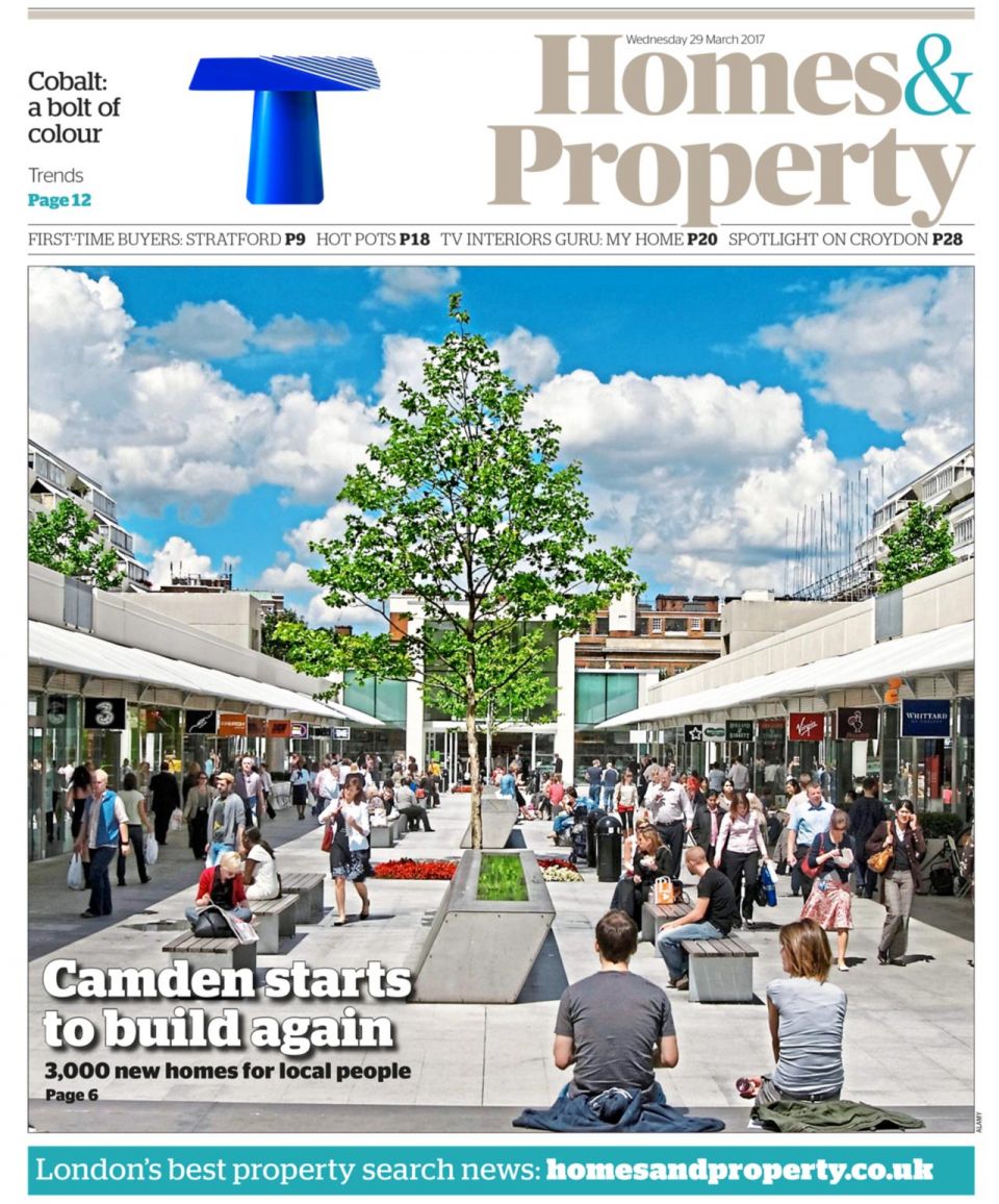 Copertina Evening Standard