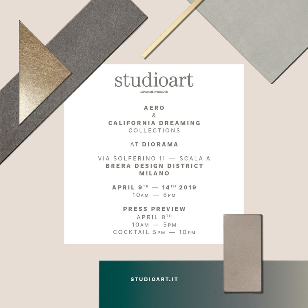 Save The Date Salone 2019 Press