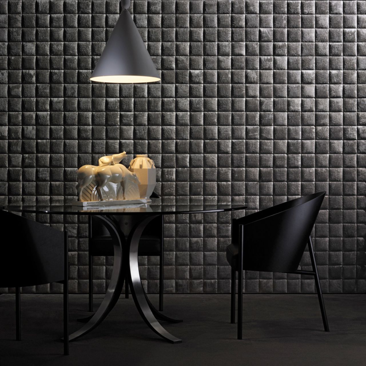 2010 Studioart Mushroom Piombo 10x10cm Bombato