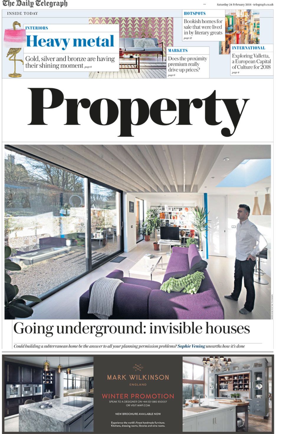 Copertina The Daily Telegraph Property