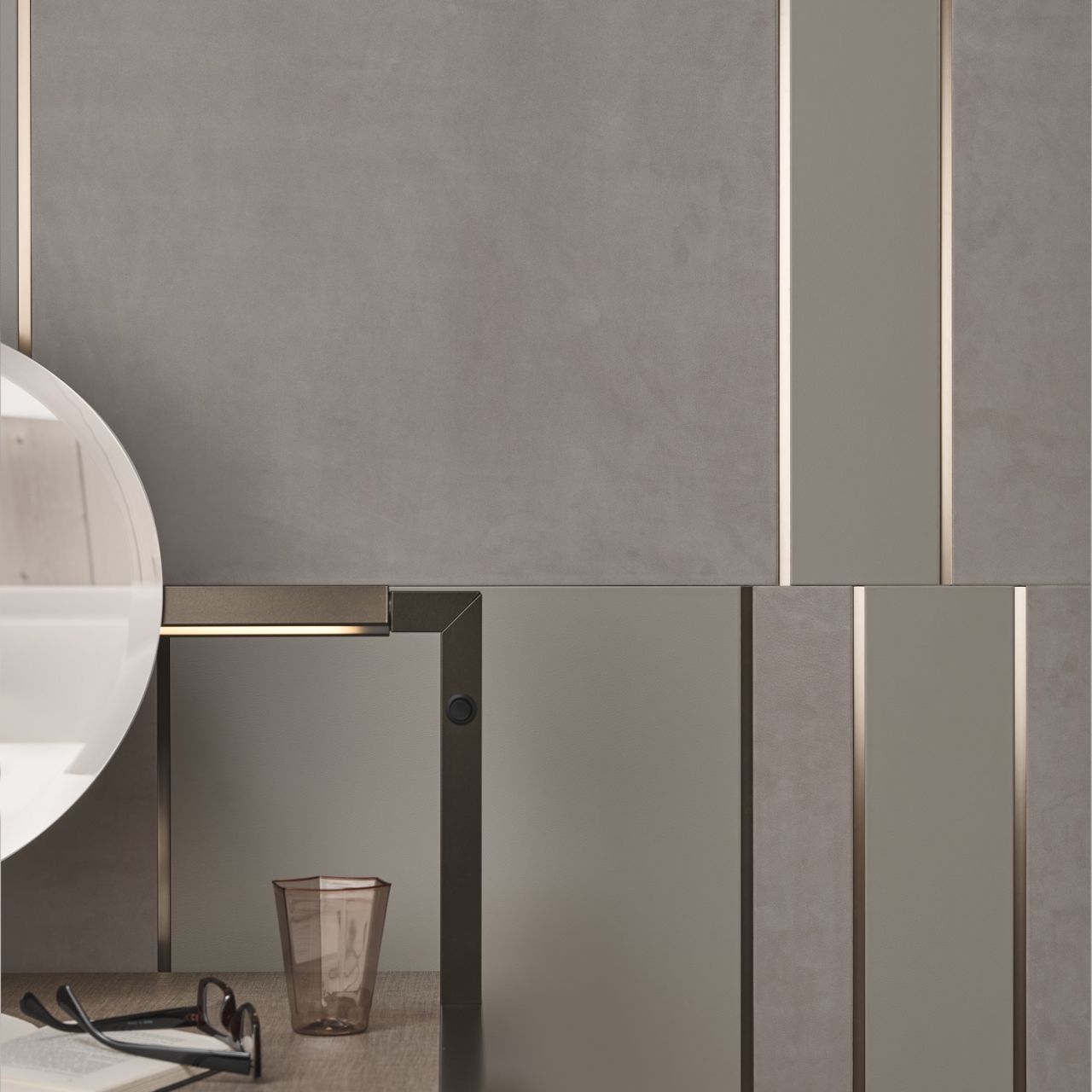 Studioart Ryder City Light Grey Velluto Perla Detail